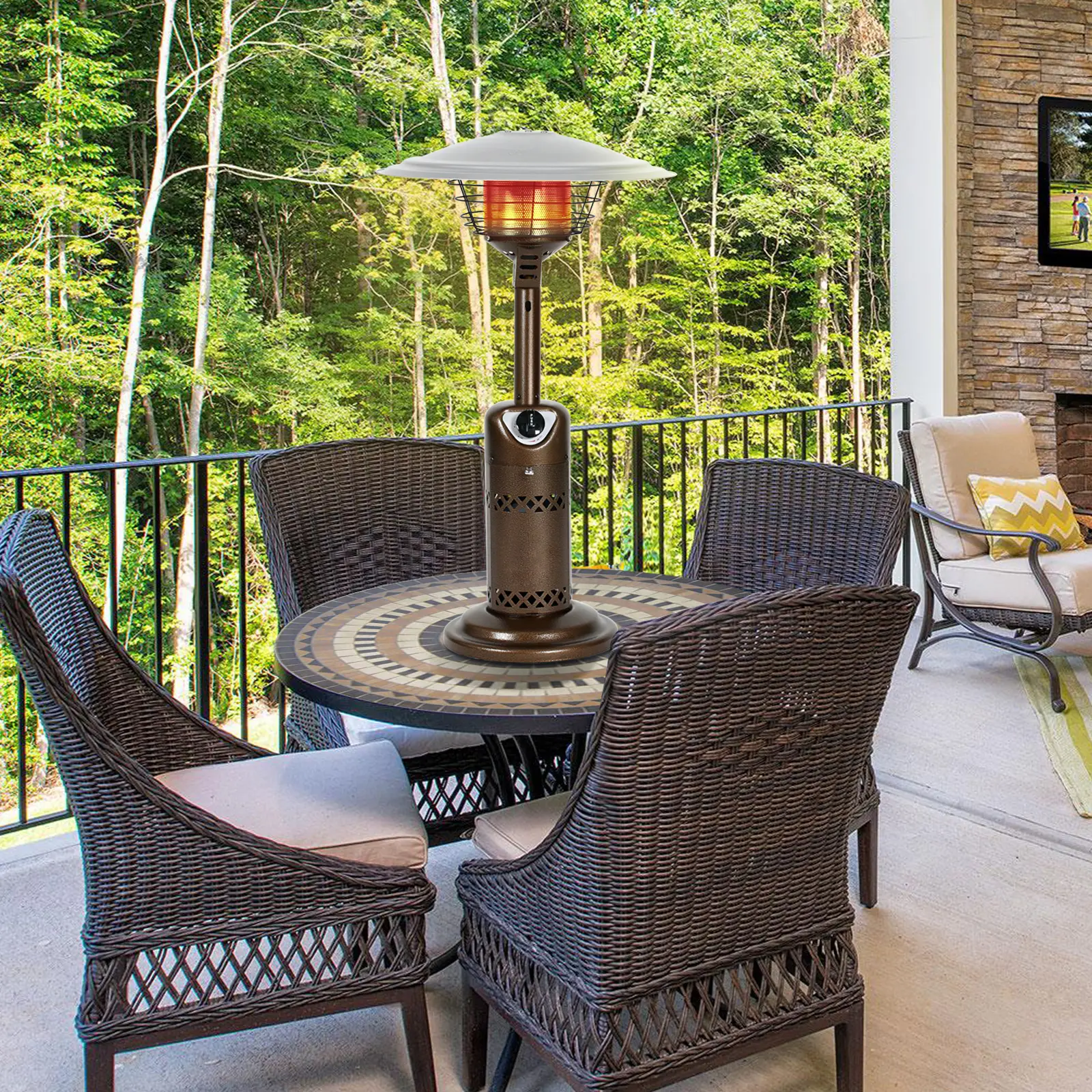 大特価!! HeatMaxx Willey RC | Heater Patio Propane Style Tabletop 小物