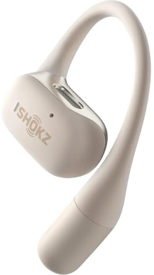 Shokz OpenFit Open-Ear True Wireless Earbuds - Beige | RC Willey