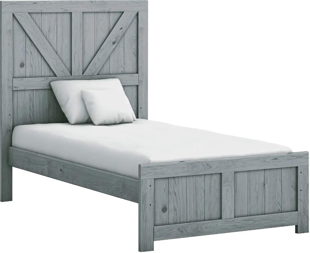 Dakota Gray Twin Bed-1