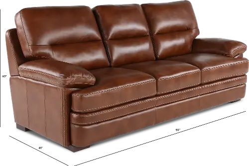 Rc willey leather couch discount