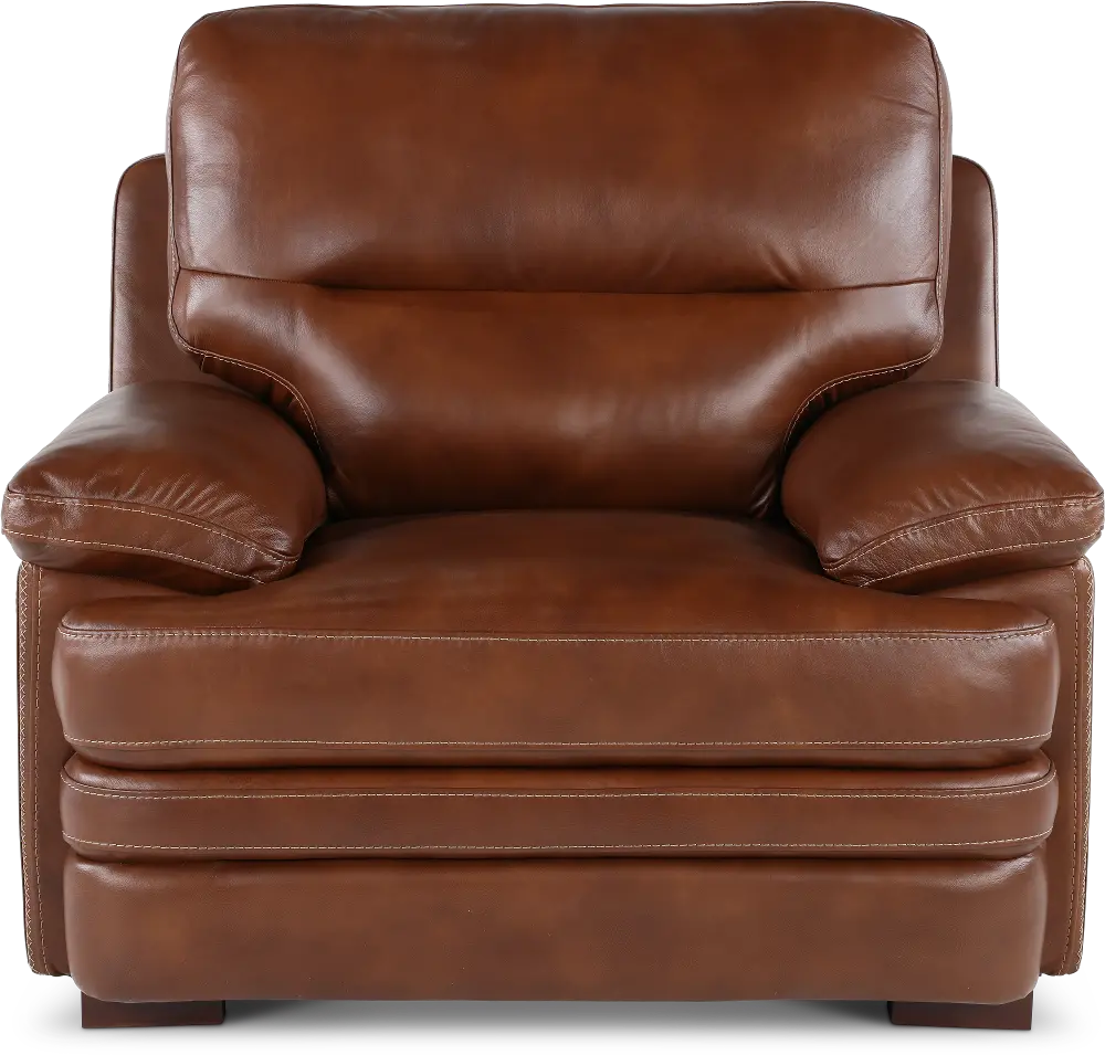 David Brown Leather Chair-1