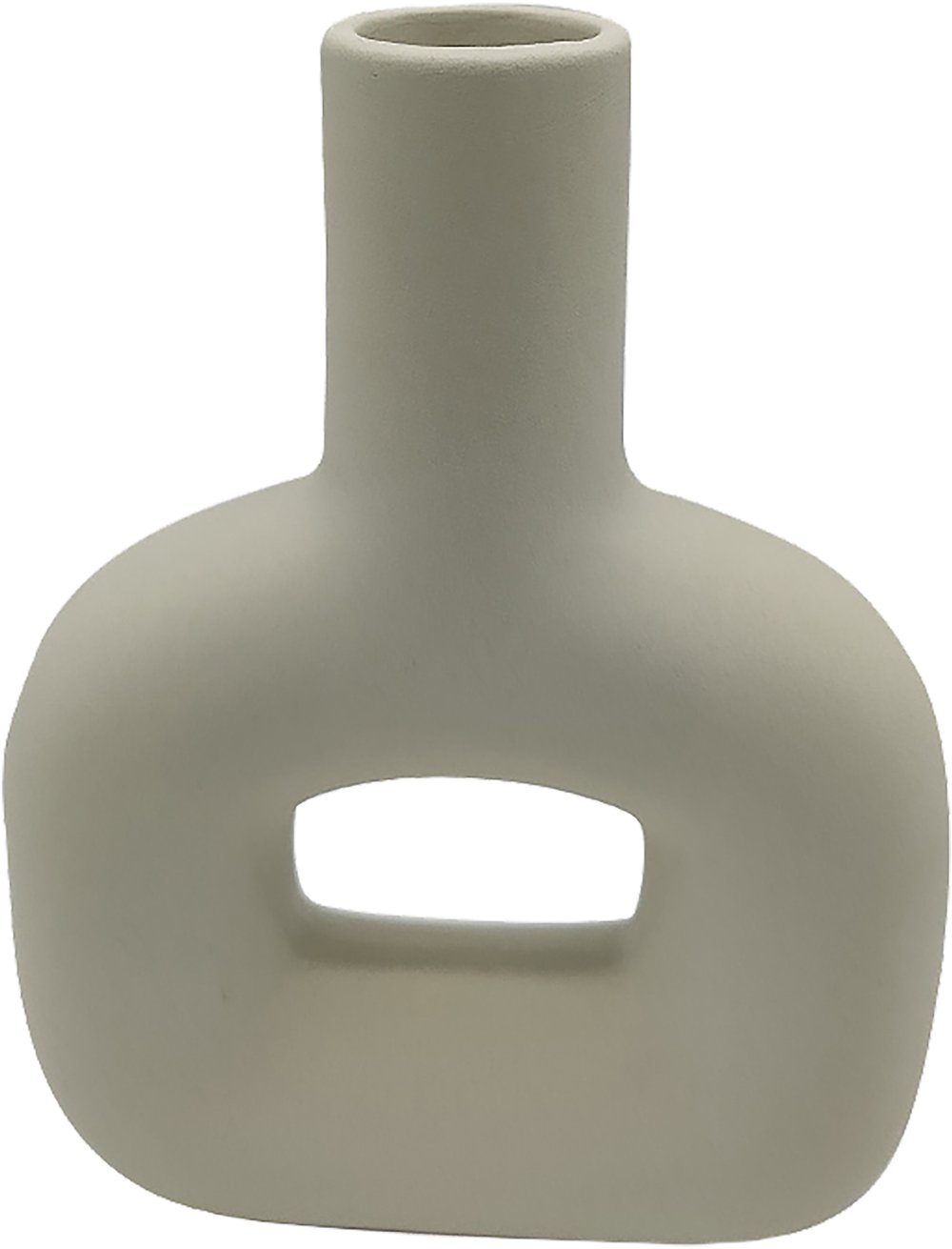 8" Open Cut Cotton Vase