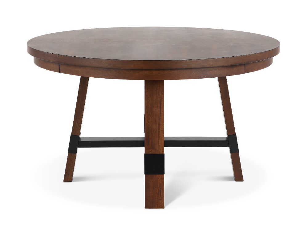 Nordic Brown Round Dining Table