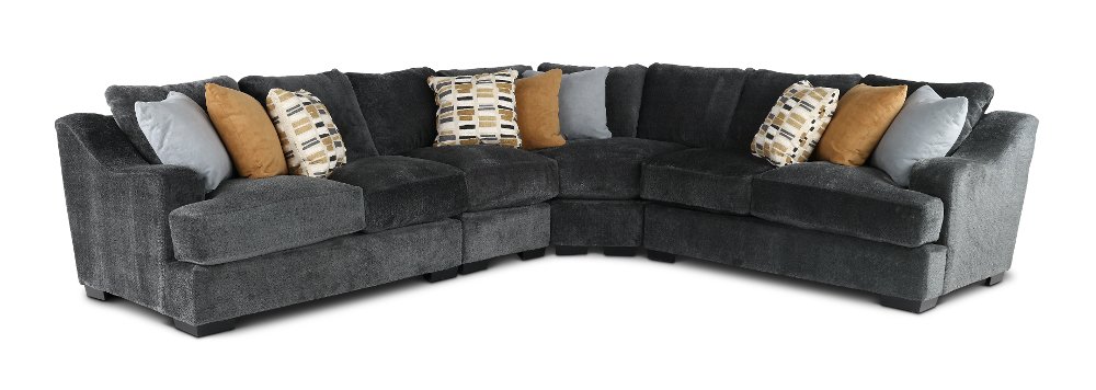 Challenger Graphite Gray 4 Piece Sectional