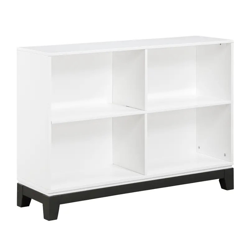 Jordan White 4 Shelf Bookcase