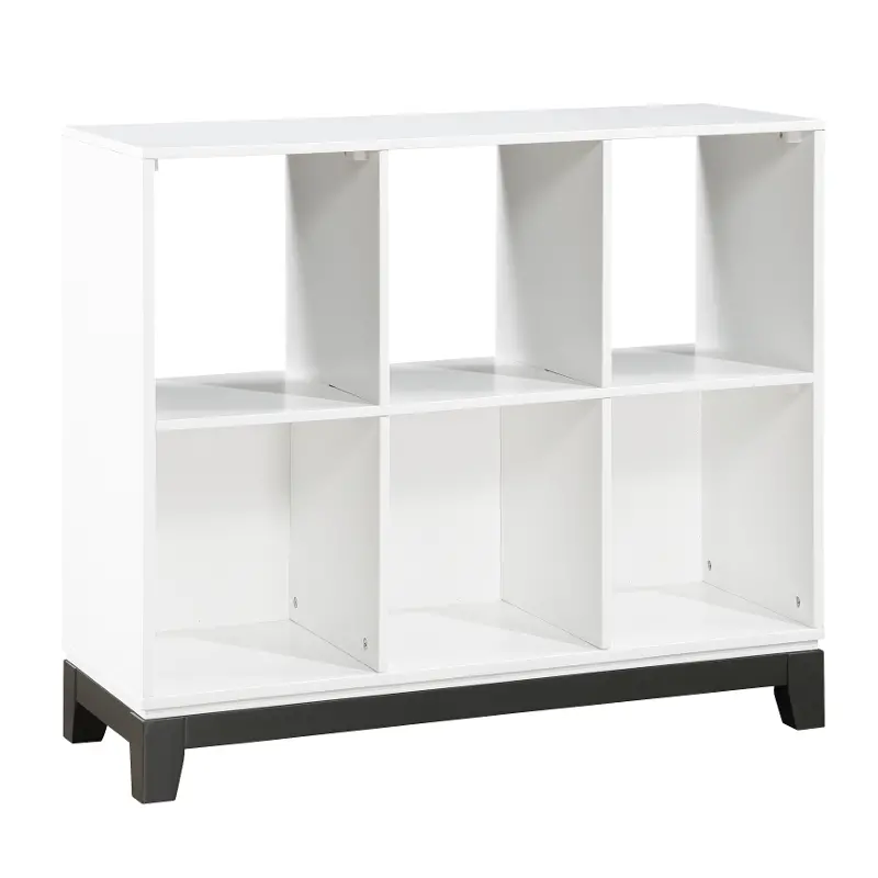 Jordan White 6 Shelf Bookcase