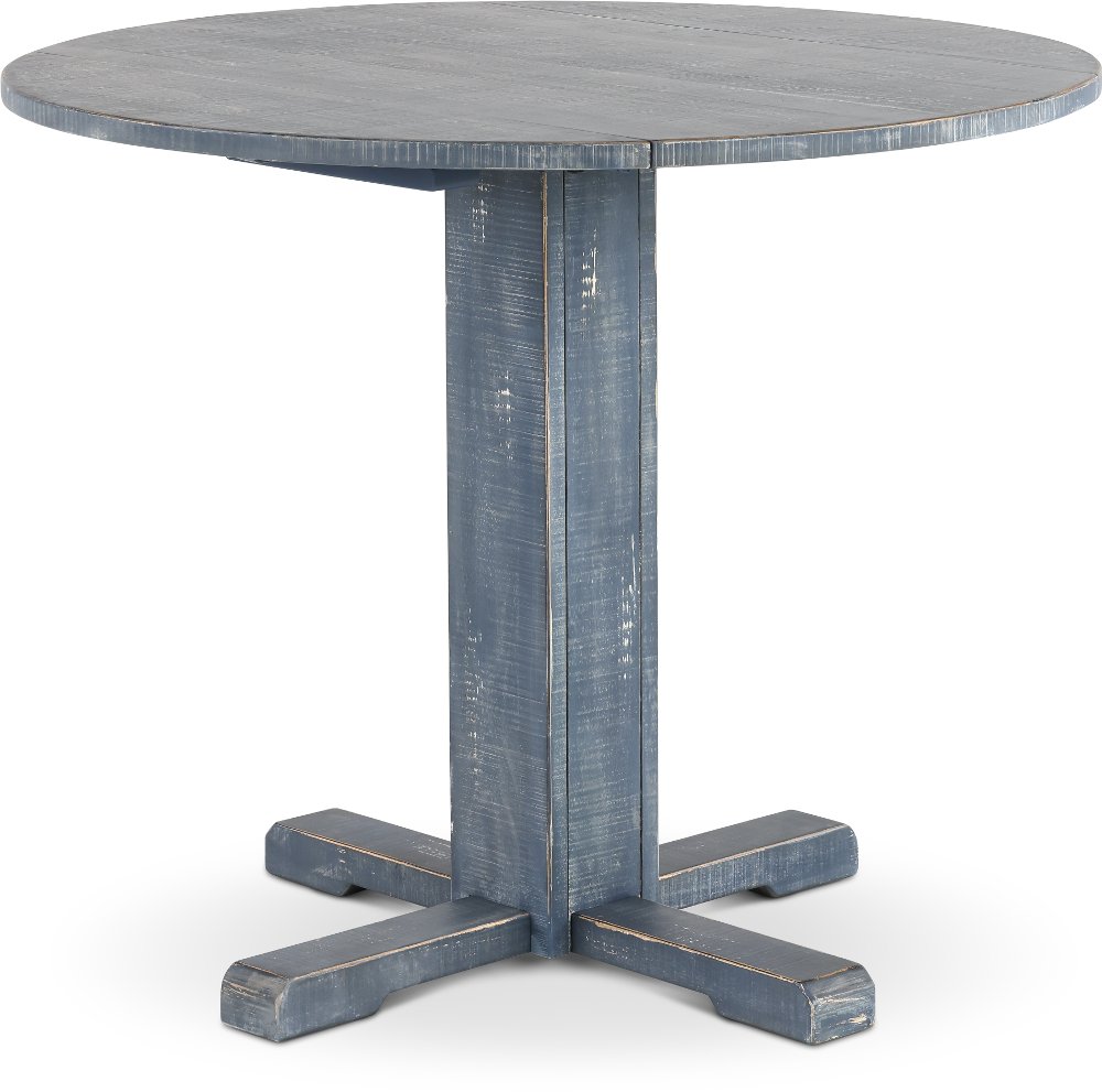 Beach Haven Blue Drop-Leaf Dining Table