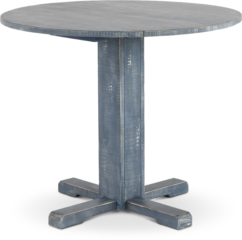 Beach Haven Blue Drop-Leaf Dining Table