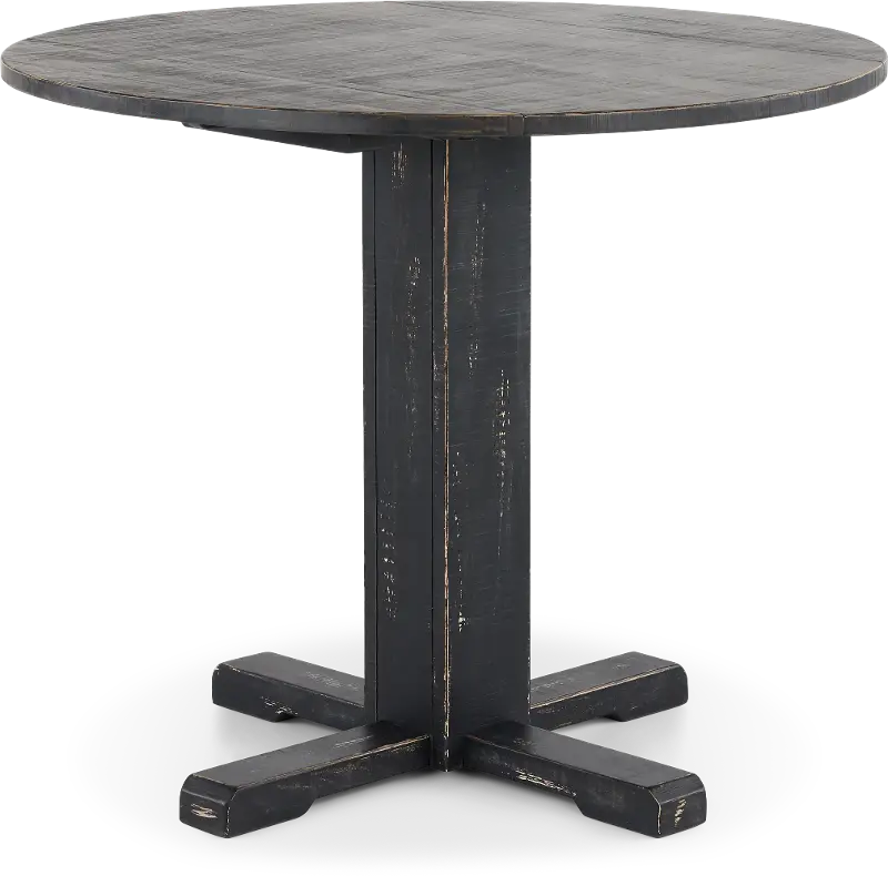 Beach Haven Black Drop-Leaf Dining Table