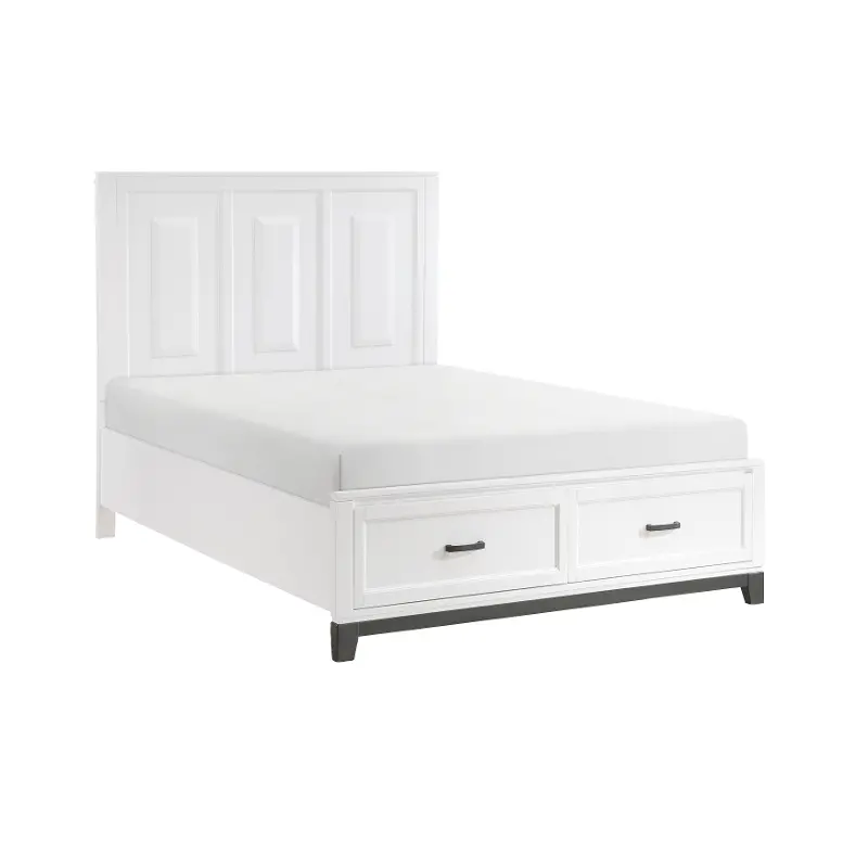 Jordan White Twin Storage Bed