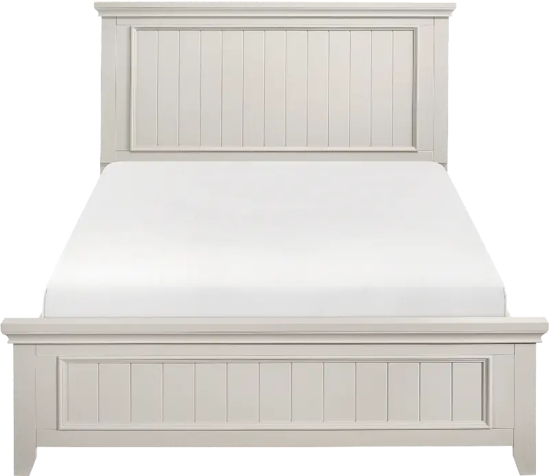 Donahue Off-White Queen Bed