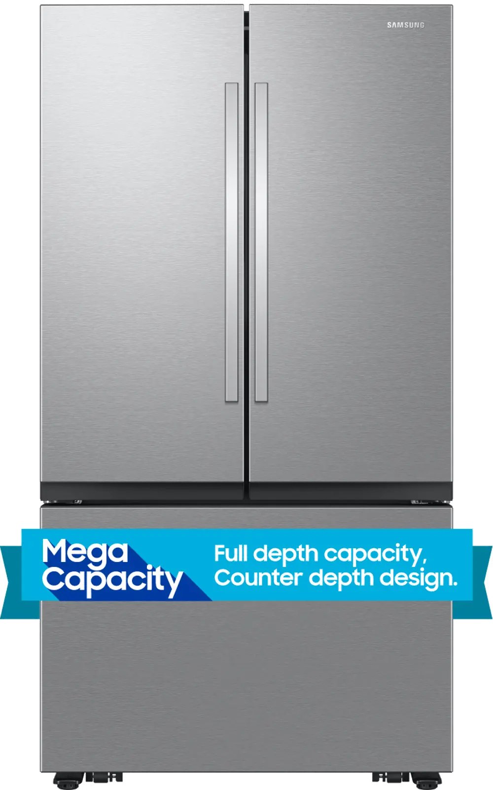 RF27CG5100SR Samsung 26.5 Cu Ft French Door Refrigerator - Counter Depth Stainless Steel-1