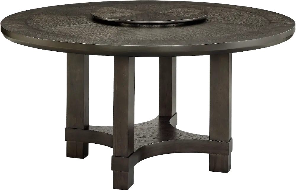 Jeffries Brown Round Dining Table-1