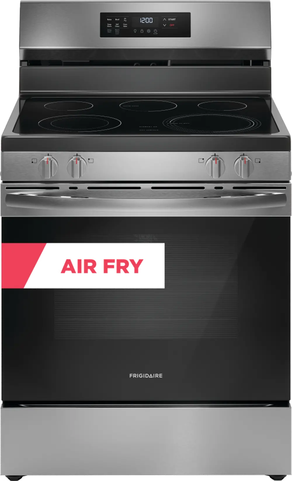 FCRE3083AS Frigidaire 5.3 Cu Ft Electric Range with Air Fry - 30  Stainless Steel-1