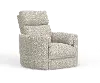McCartney Ivory Swivel Glider Power Recliner