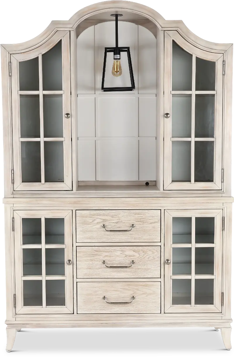 Casa Gusto Gray China Cabinet