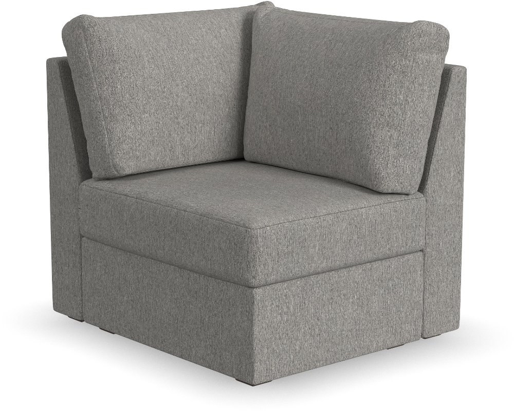 113441487 Flex Gray Sectional Corner Chair sku 113441487