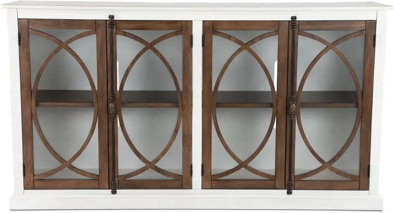 Pasadena White and Brown Server