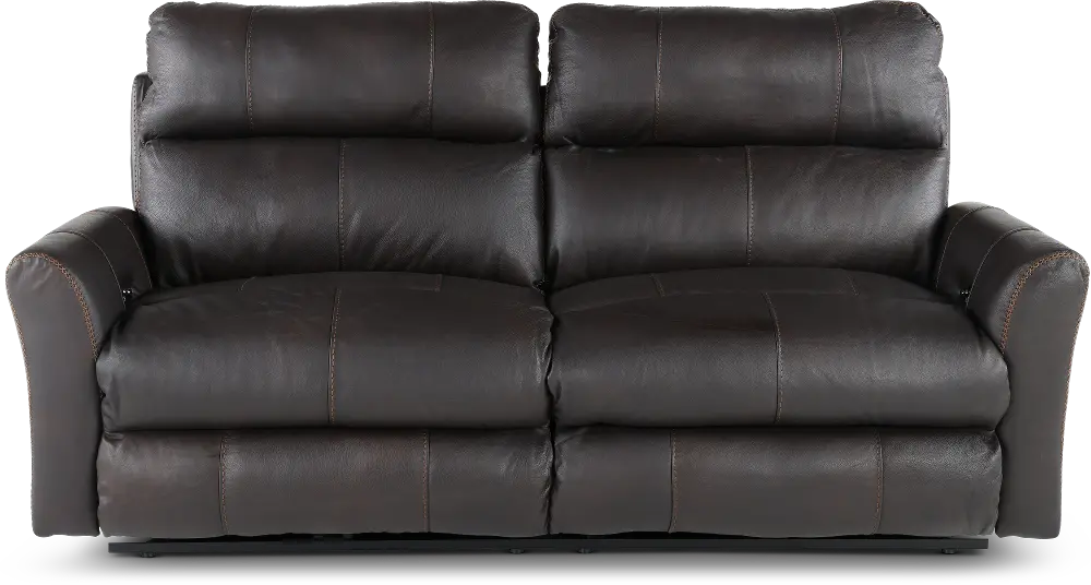 64481/1225-09/3025-09 Fredda Dark Brown Power Reclining Sofa-1