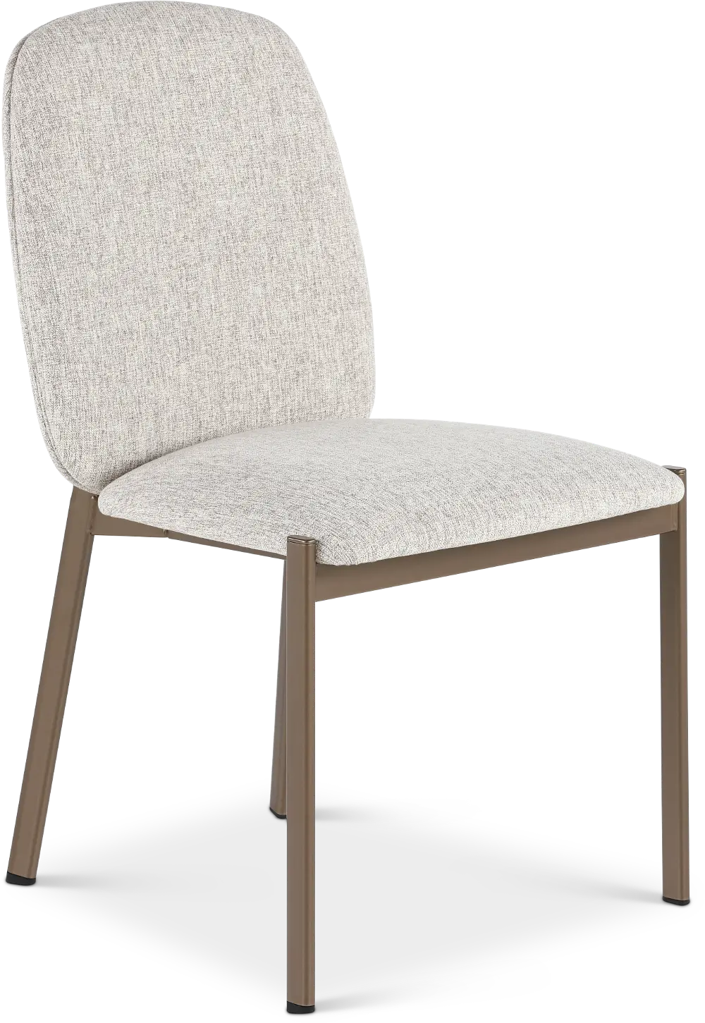 Kally Light Brown and Bronze Dining Chair-1