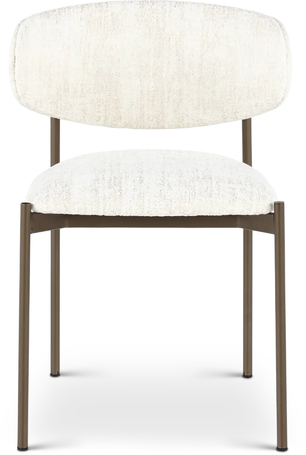 Ellington White and Bronze Dining Chair-1