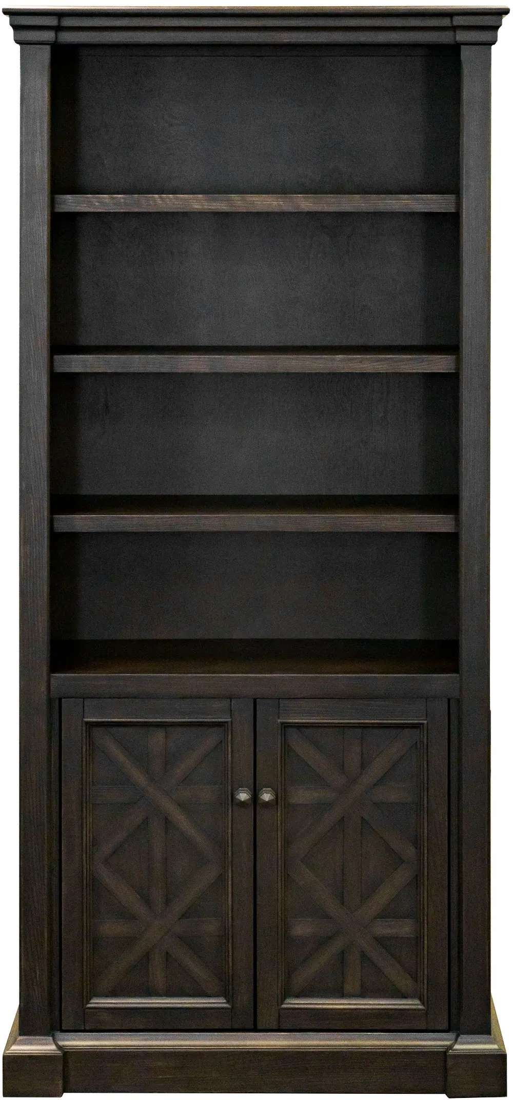 Kingston Dark Brown 78  Bookcase-1