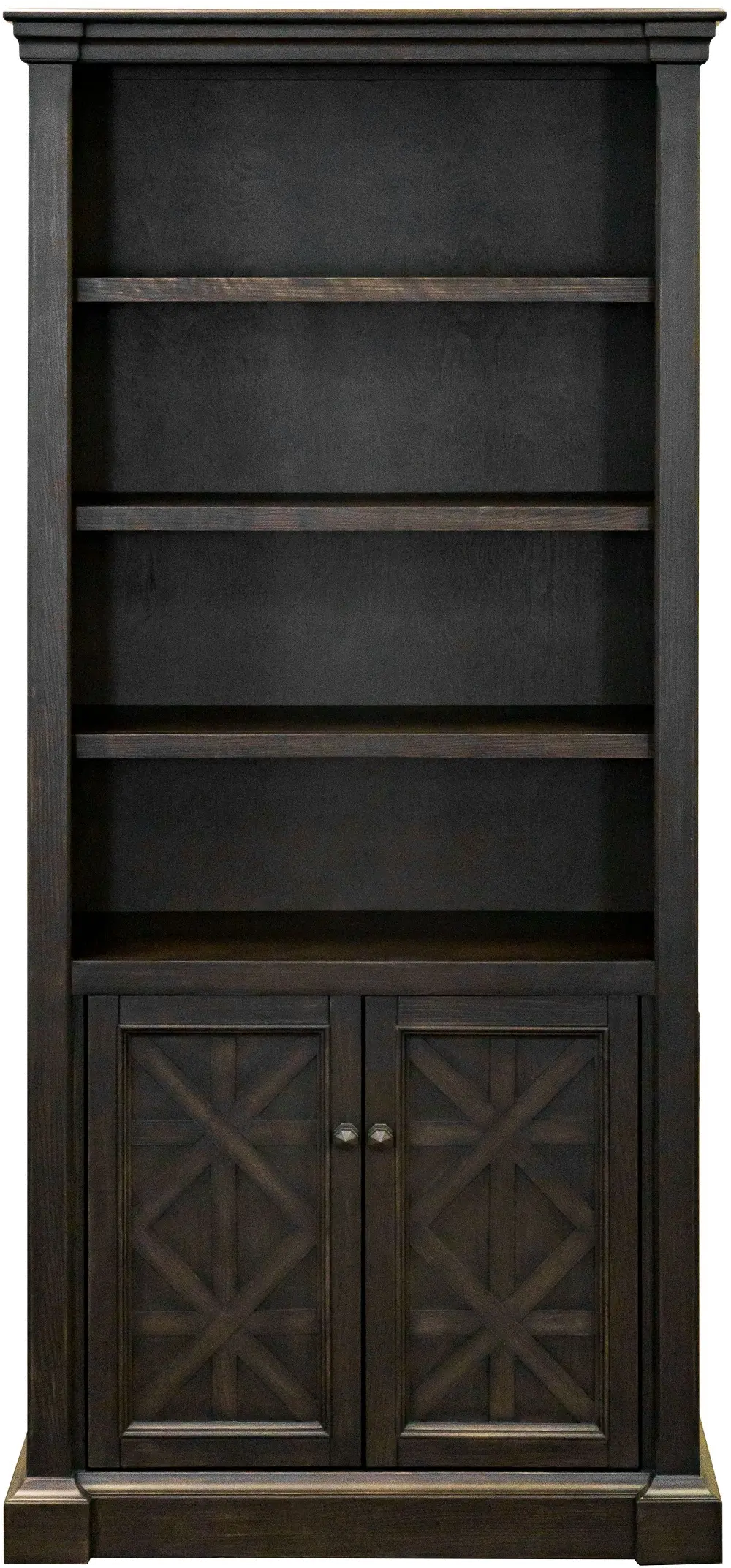 Kingston Dark Chocolate 78 Inch Bookcase-1