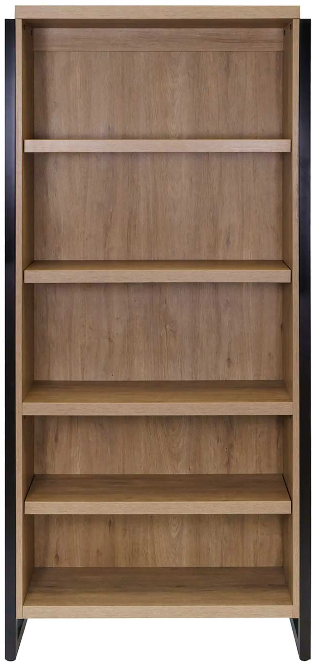 Mason Natural and Black Bookcase-1