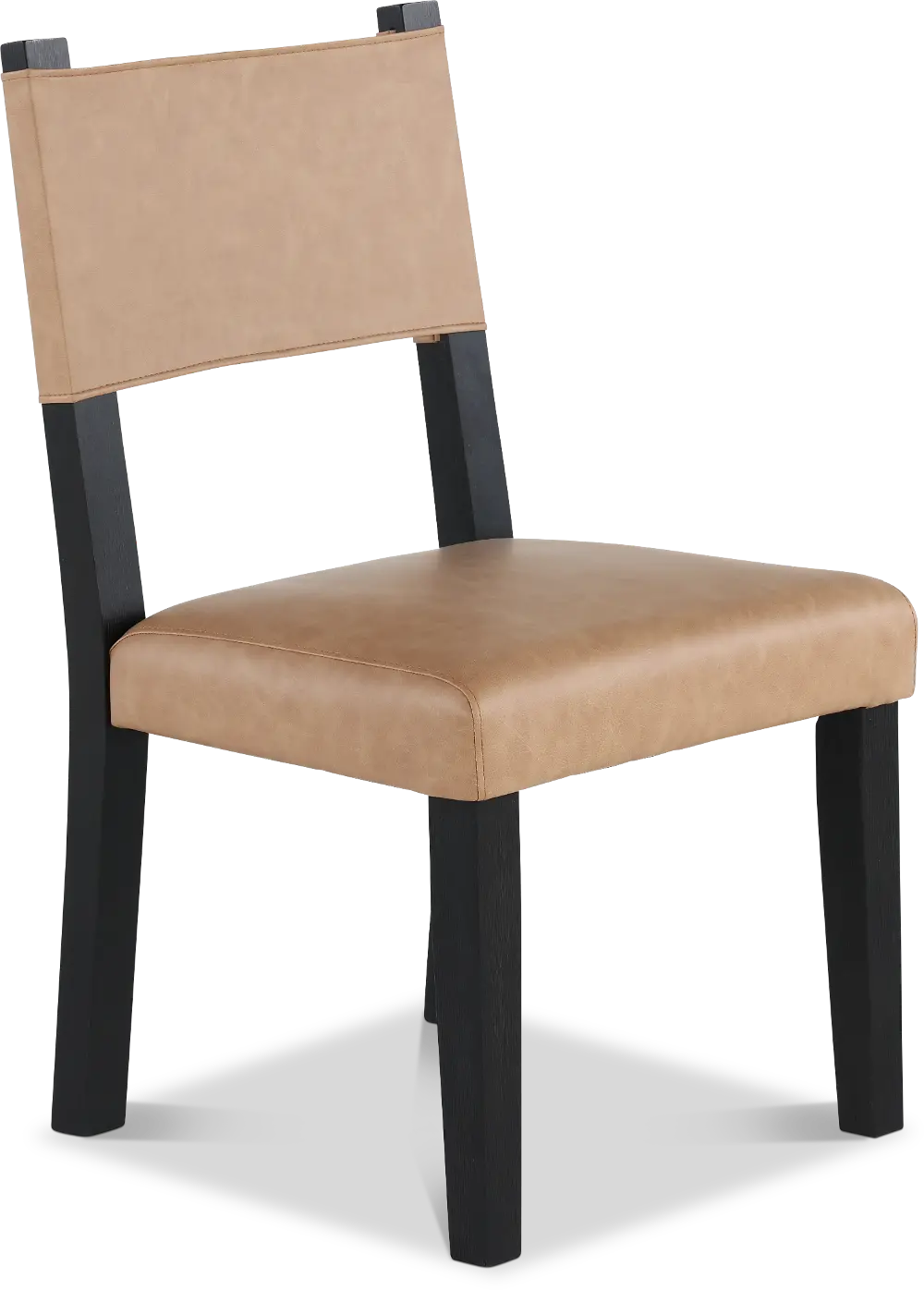 Aubrey Tan and Black Dining Chair-1