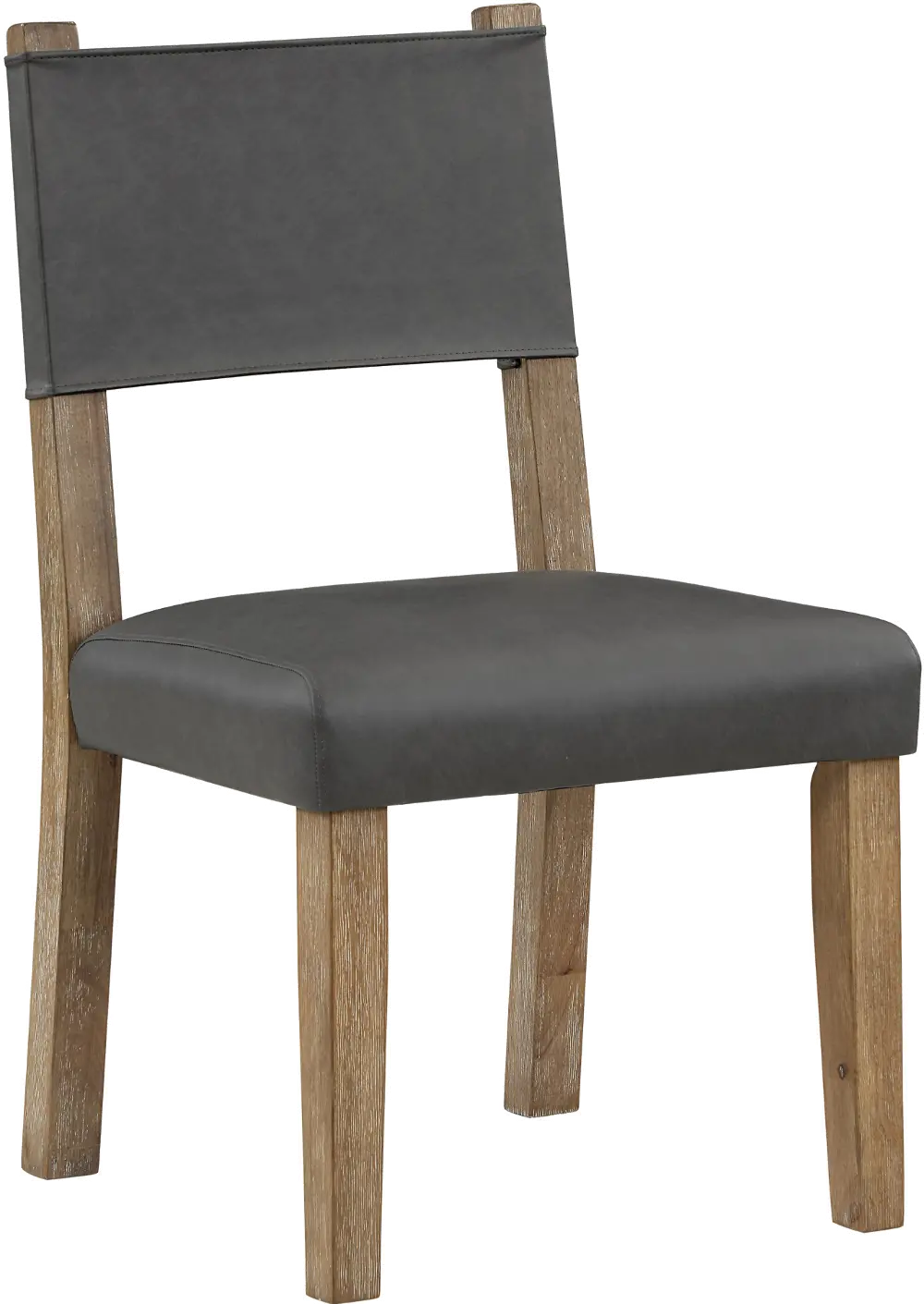 Aubrey Driftwood and Gray Dining Chair-1