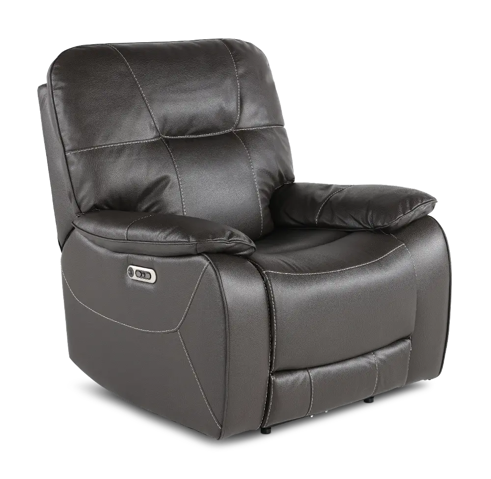 Axel Ozone Black Power Recliner-1