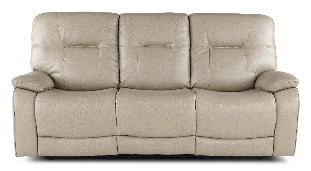 Axel Beige Power Reclining Sofa-1