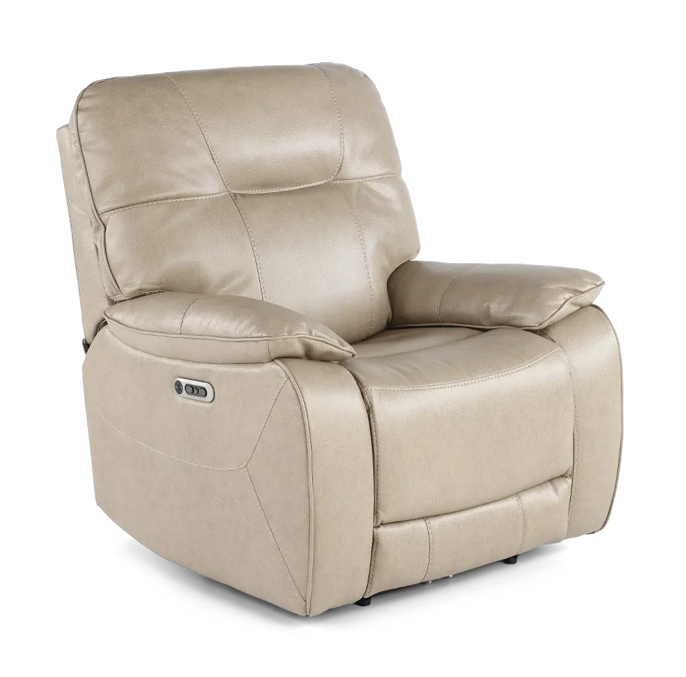 Axel Beige Power Recliner-1