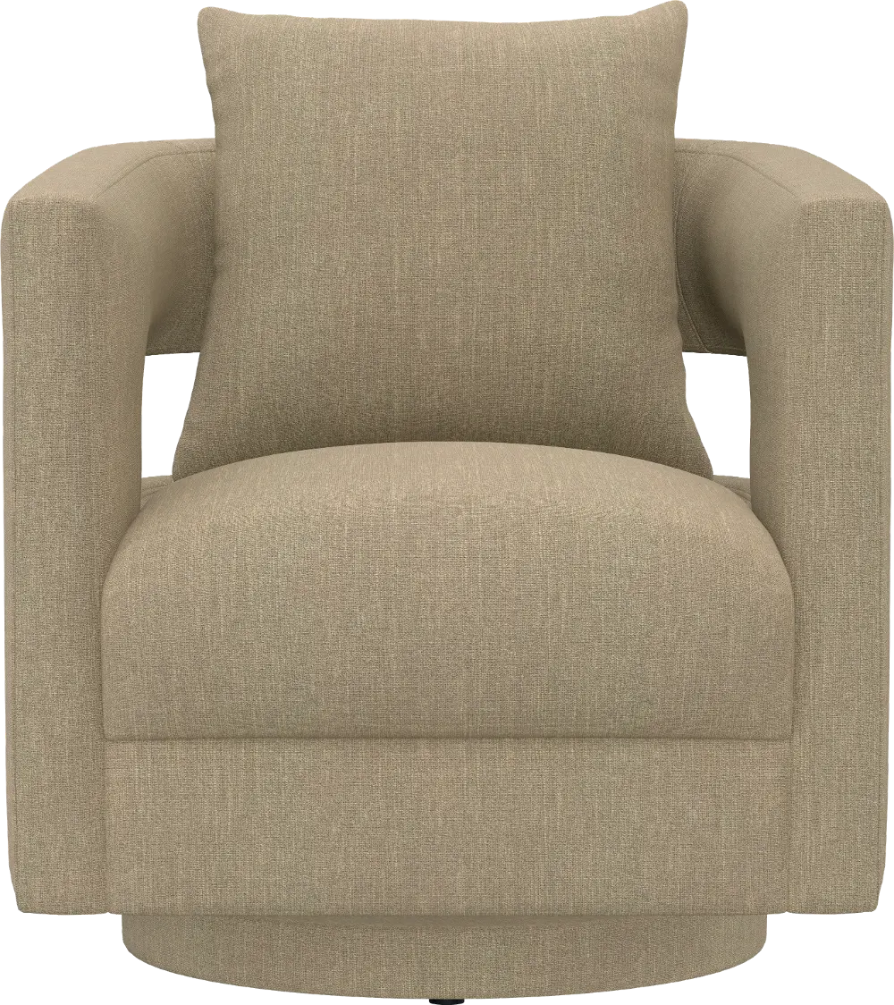 Jude Tan Swivel Accent Chair-1