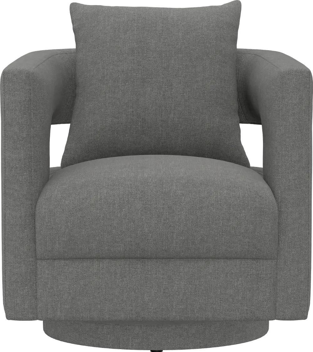 Jude Gray Swivel Accent Chair-1