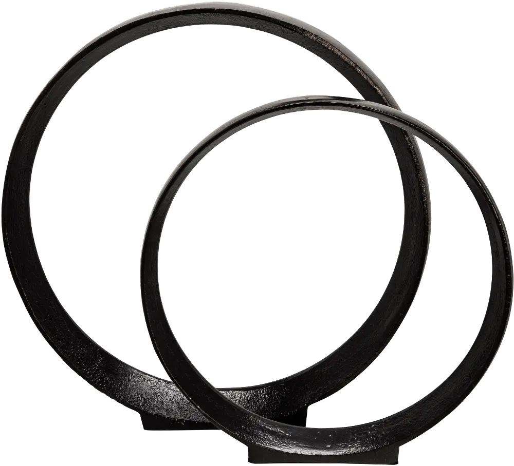 Ember Black Large Decorative Ring-1