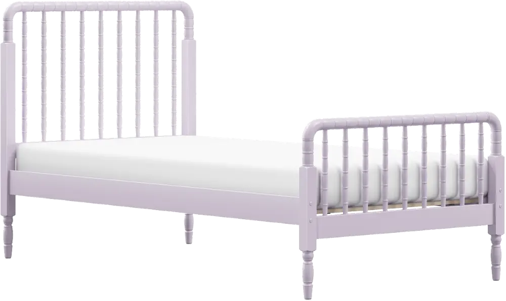 Alva Purple Lilac Twin Spindle Bed-1