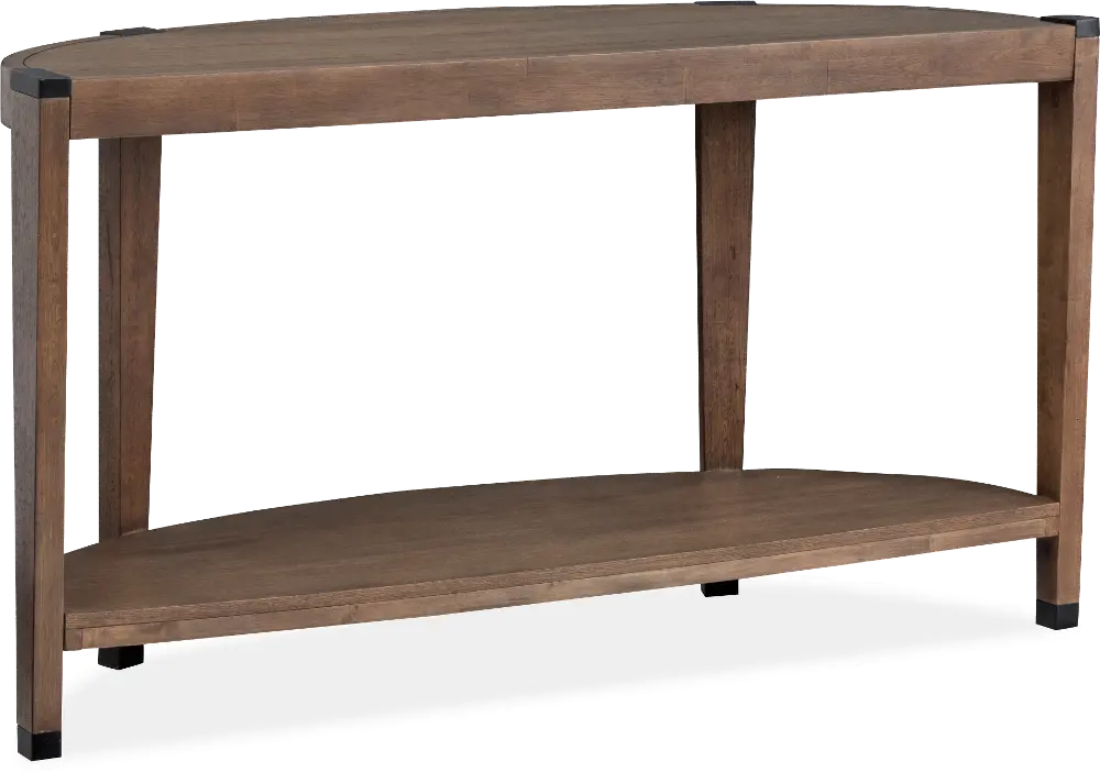 Kaysen Brown and Black Sofa Table-1
