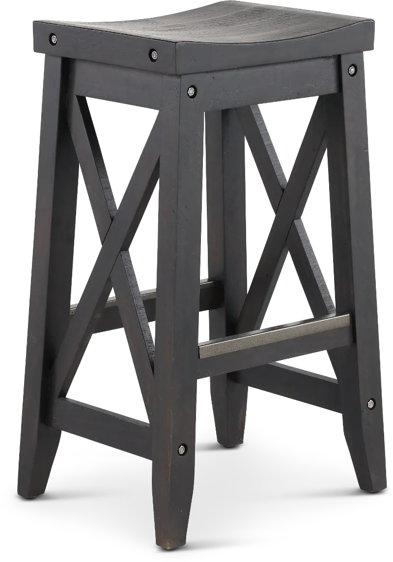 Yosemite Black Bar Stool