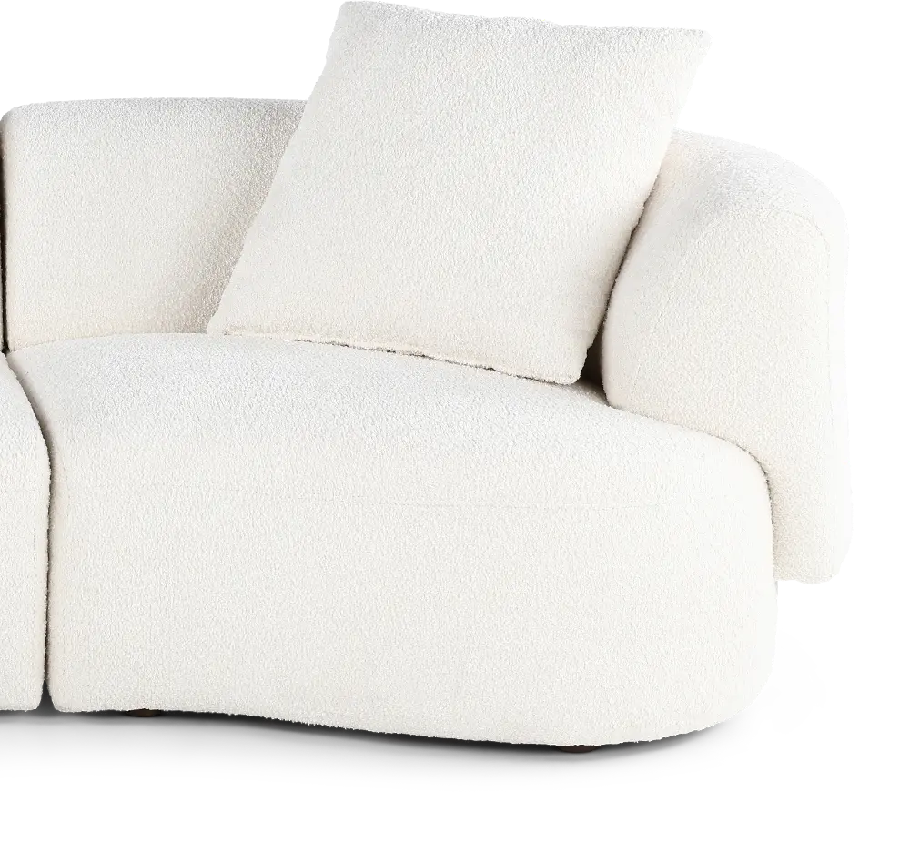 Abby White Right-Facing Chair-1