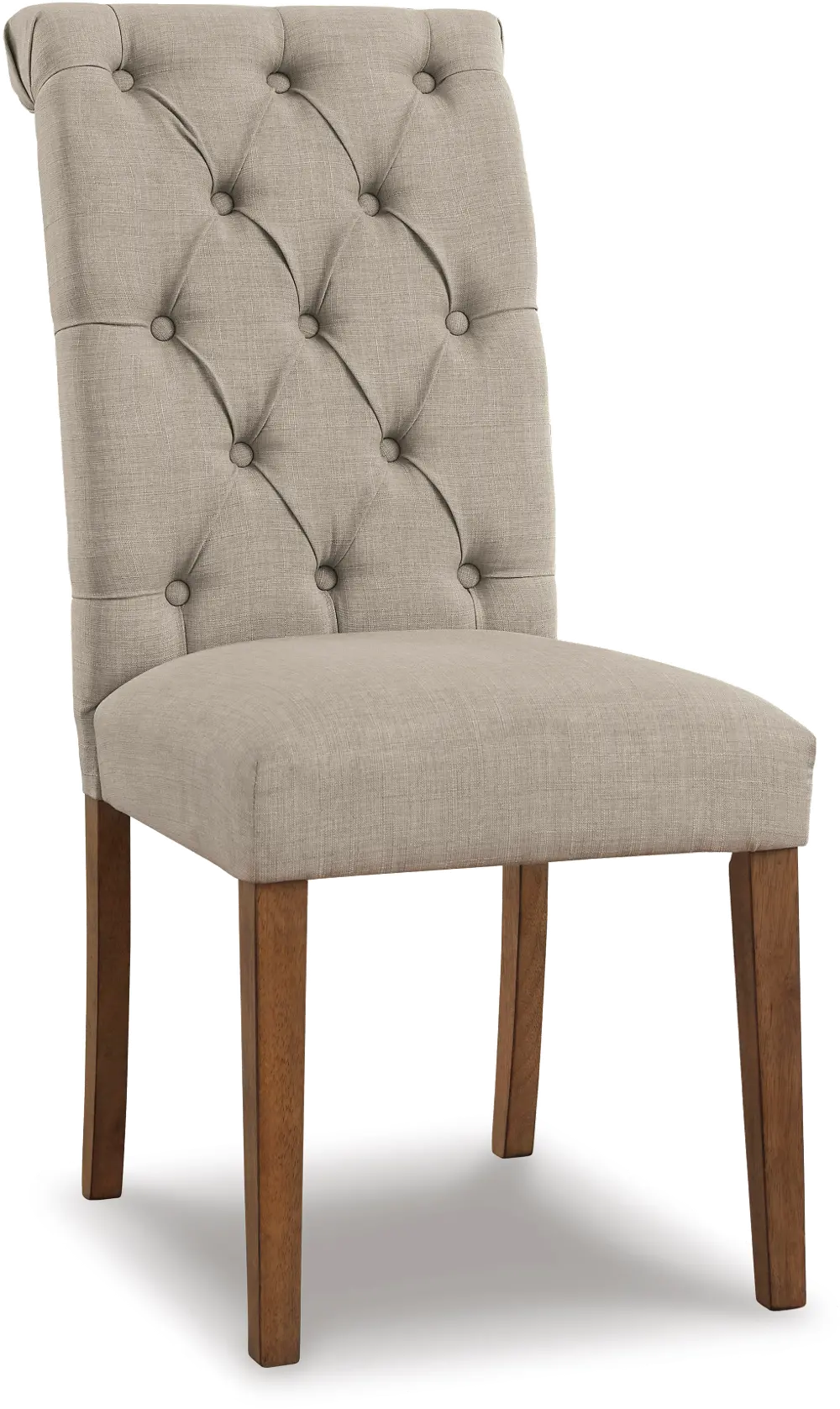 Shullplane Beige Upholstered Dining Chair-1