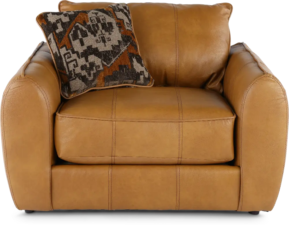 2406-01/1273-16/3073-16 Corvara Tan Leather Chair-1