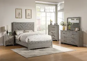 Elvira Gray 4 Piece Queen Bedroom Set RC Willey