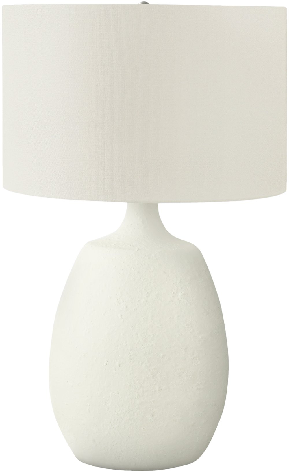 113481063 26 Inch Contemporary Ivory Table Lamp sku 113481063