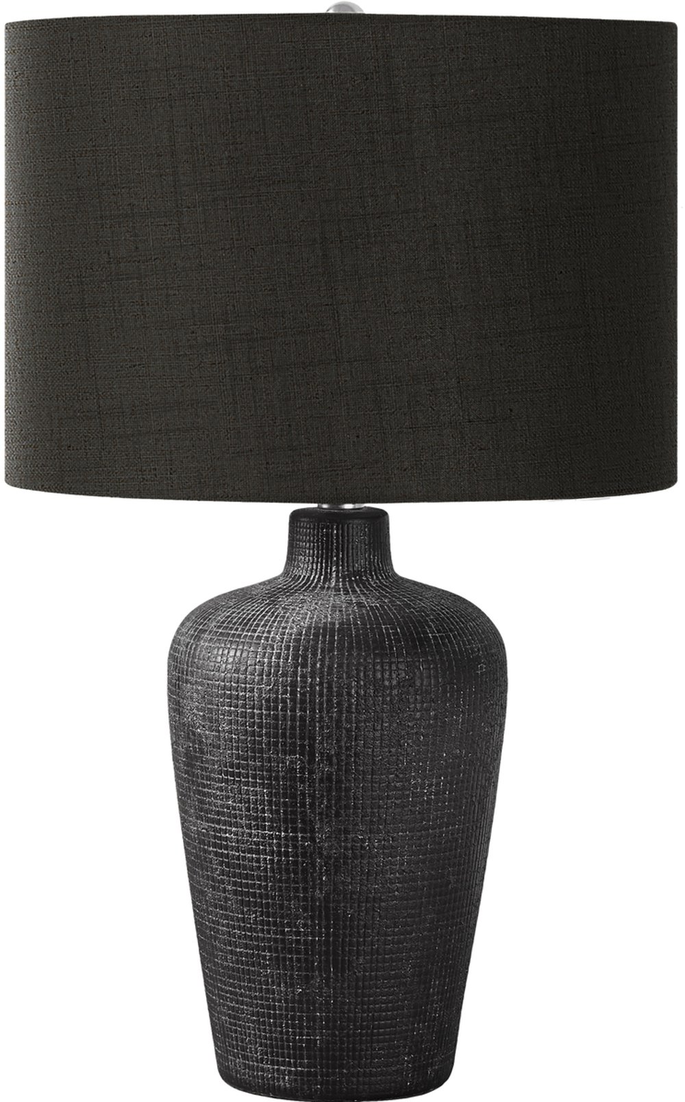 113481152 24 Inch Black Ceramic Lamp sku 113481152