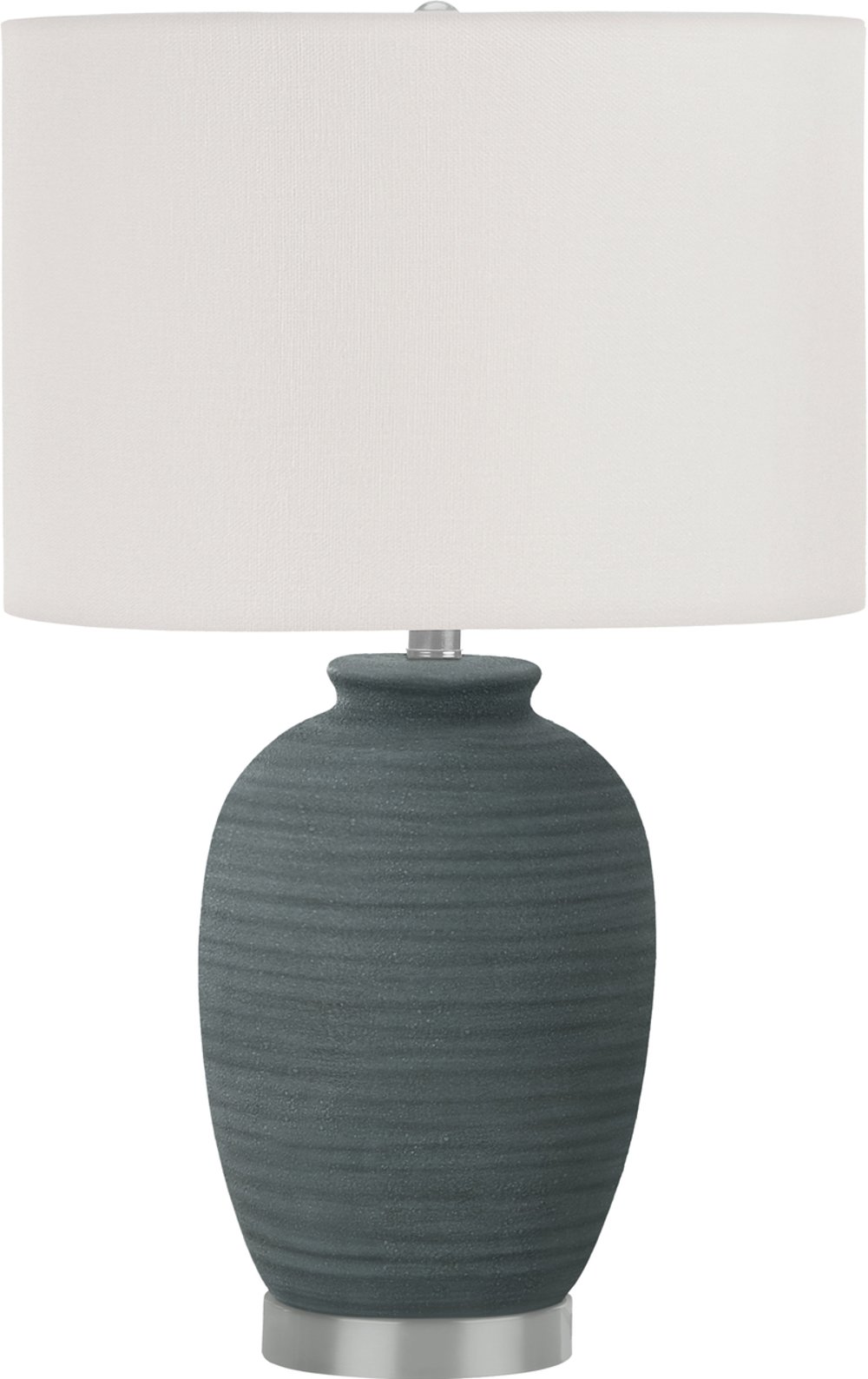 24 Inch Blue Ceramic Table Lamp