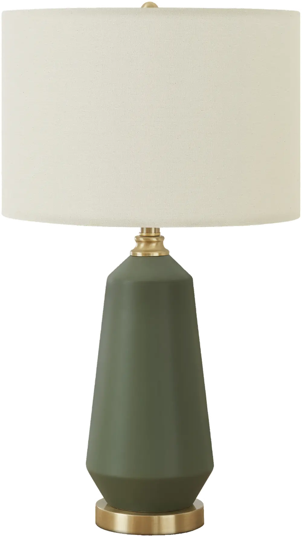 26 Inch Green Ceramic Table Lamp-1