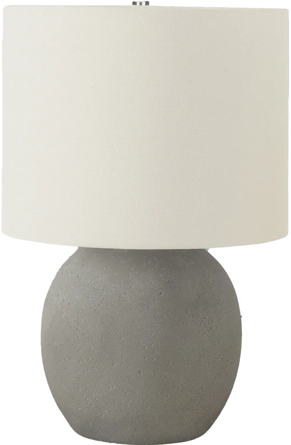 20 Inch Gray Concrete Table Lamp-1