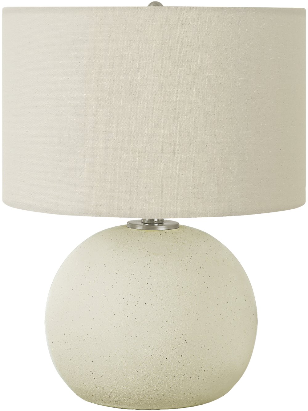 113481225 18 Inch Cream Ceramic Table Lamp sku 113481225