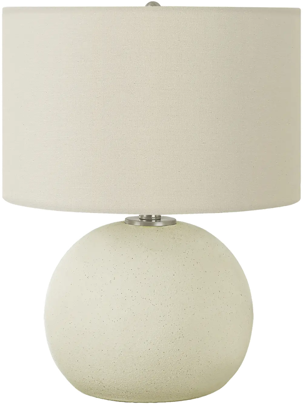 18 Inch Cream Ceramic Table Lamp-1